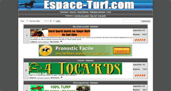 Desktop Screenshot of espace-turf.com