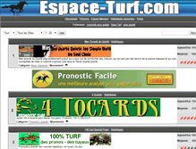 Tablet Screenshot of espace-turf.com